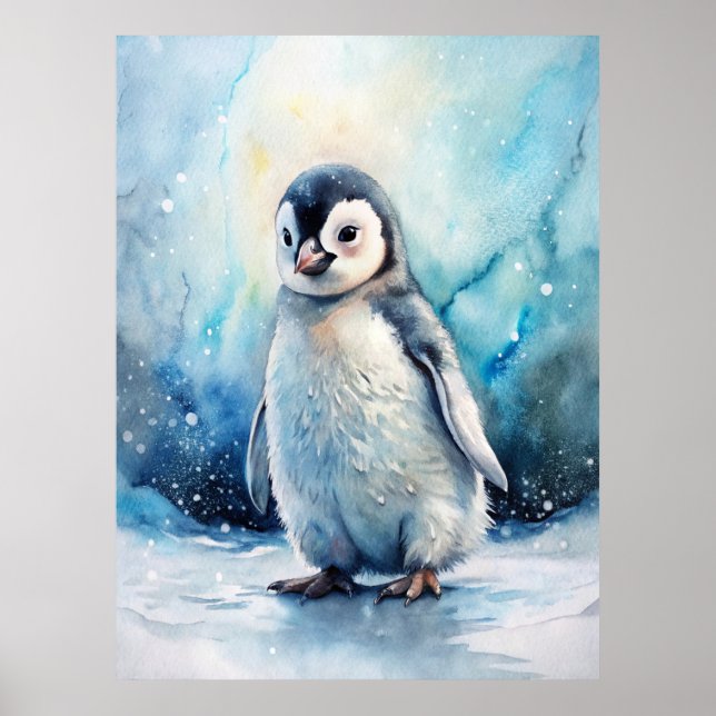 Poster Cute Penguin (Devant)