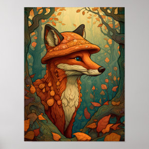 Poster Cute renard