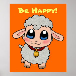 Poster Cute Sheep