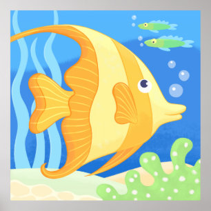 poster - cute tropical decor
