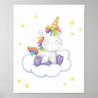Poster Cute Unicorn