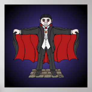 Poster Cute Vampire/Dracula