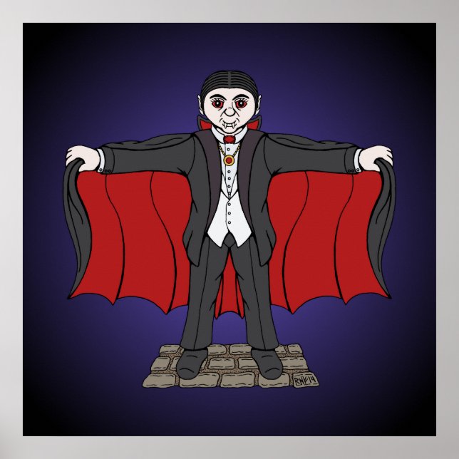 Poster Cute Vampire/Dracula (Devant)