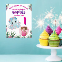Cute Whimsical Floral Octopus Anniversaire Bienven