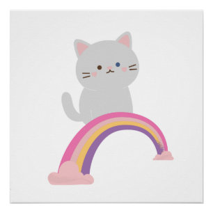 Poster Cutie Kitten Chat
