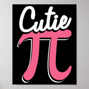 Poster Cutie Pi Happy Pi Day Funny Pi Day Celebration