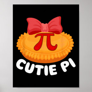 Poster Cutie Pi - Pi Day Math Lover Science Pi Symbole