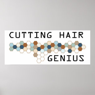 Poster Cutter le génie des cheveux