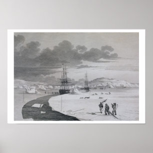 Poster Cutting into Winter Island, October 1821, from 'Jo