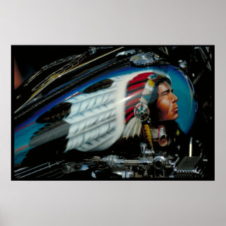 Poster Cuve à combustible peinte sur mesure - Dakota du S