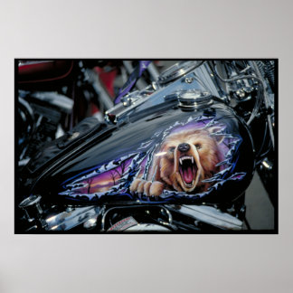 Poster Cuve à combustible peinte sur mesure Dakota du Sud