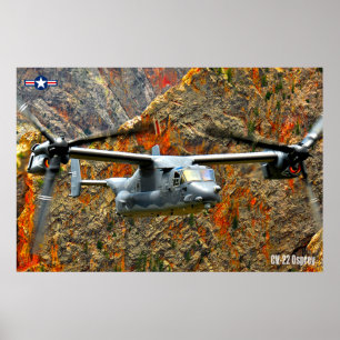 Poster CV-22 OSPREY - Opérations spéciales
