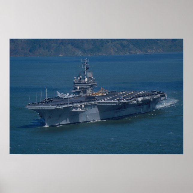 Poster CV-64 Constellation, San Francisco Bay, Californie (Devant)