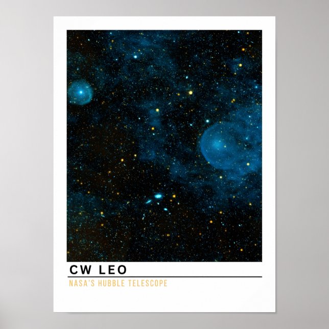 Poster CW Leonis IRC +10216 Éducation spatiale (Devant)