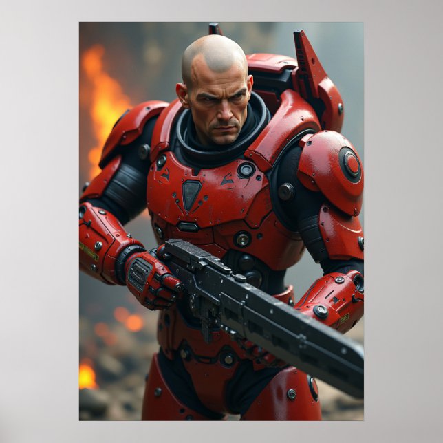 Poster Cyber Ares: Crimson War Engine (Devant)