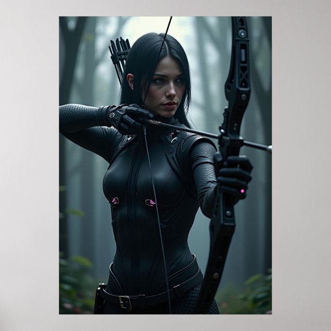 Poster Cyber Artemis: Moon Huntress (Devant)