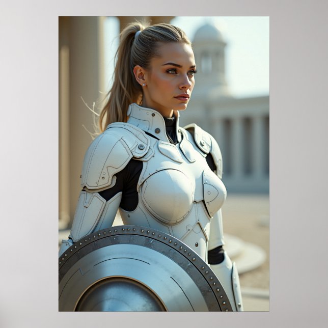 Poster Cyber Athena: Tactical Wisdom (Devant)