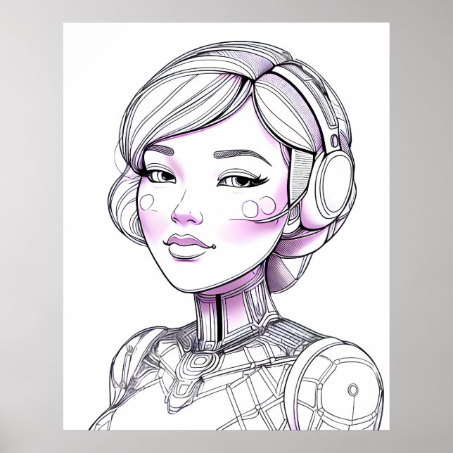 Poster Cyber compagnon convivial (Devant)