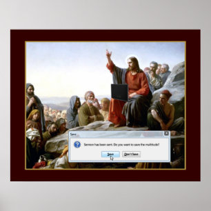 Poster Cyber Sermon drôle