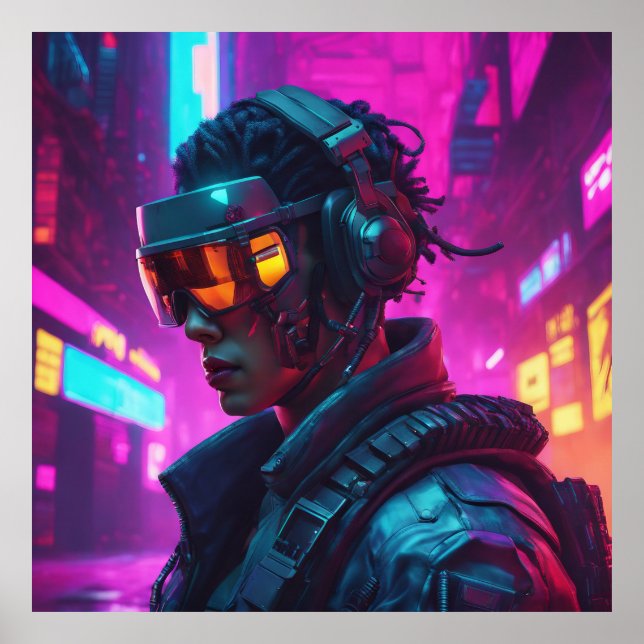 Poster Cyberpunk (Devant)