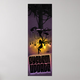 Poster Cyberpunk Futuriste Sci Fi Imaginaire VR Artwork