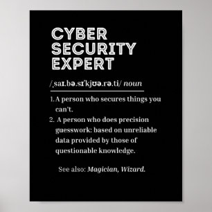 Poster cybersécurité, définition