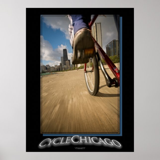Poster Cycle Chicago (Devant)