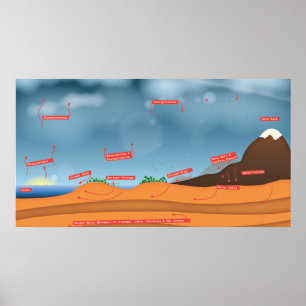 Poster Cycle d'eau