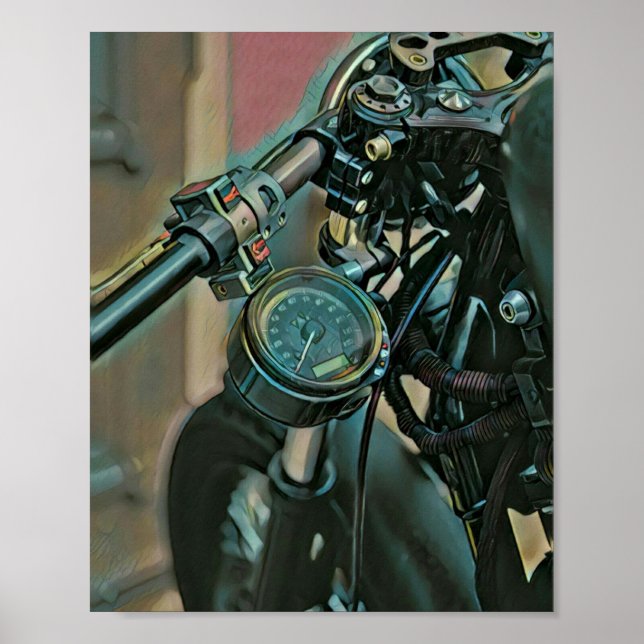 Poster Cycle moteur (Devant)