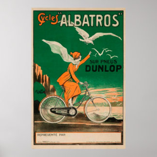 Poster Cycles Albatros Vintage
