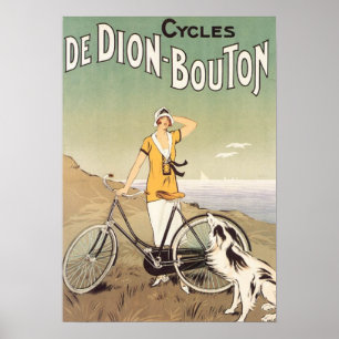 Poster Cycles De Dion Bouton