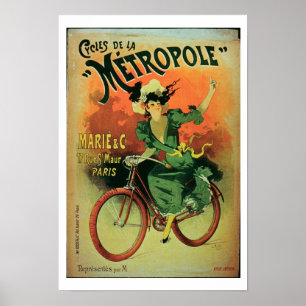 Poster "Cycles de La Metropole", Marie et Cie. (lithium