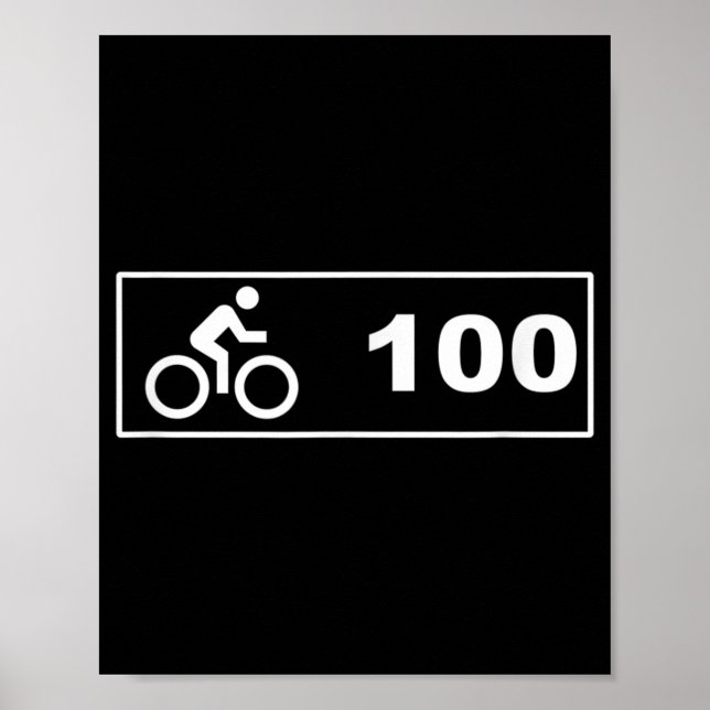 Poster Cyclisme - Century Ride 100 (Devant)