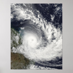 Poster Cyclone tropical au-dessus de l'Australie