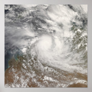 Poster Cyclone tropical Billy
