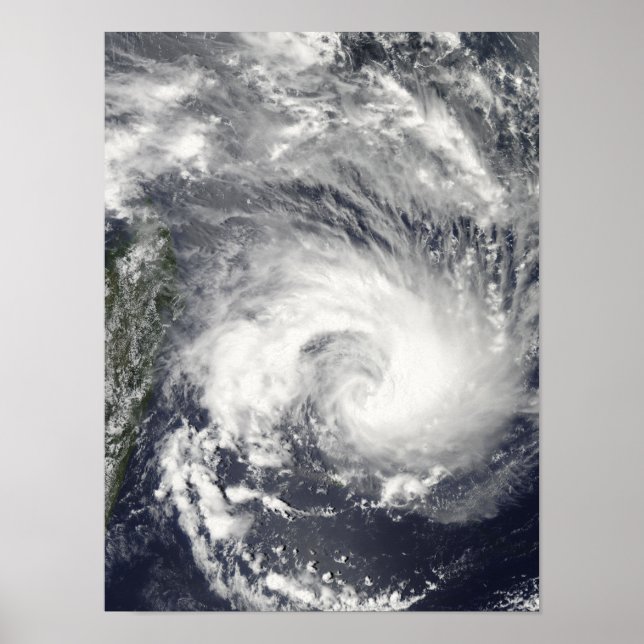 Poster Cyclone tropical Gael (Devant)