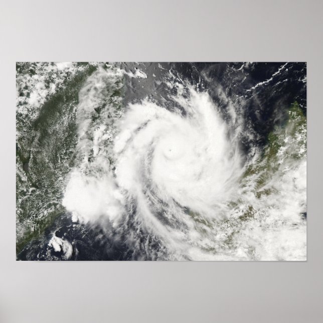 Poster Cyclone tropical Jokwe (Devant)