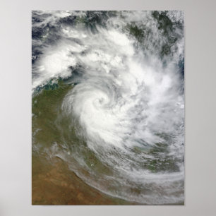 Poster Cyclone tropical Paul au-dessus de l'Australie