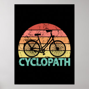 Poster Cyclopath Bicyclette amusante