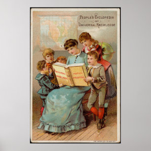 Poster Cyclopédie des gens de l'univers du savoir Advert