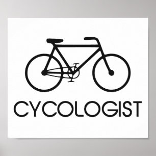 Poster Cycologist Cycling Cycle