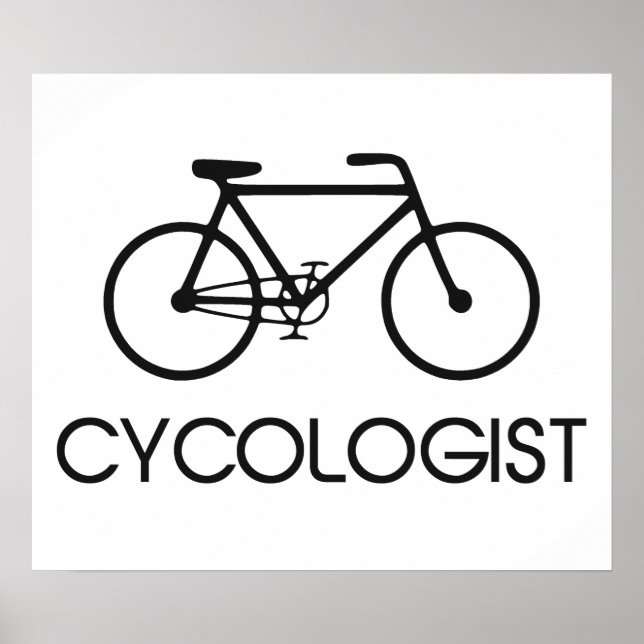 Poster Cycologiste Cycle cycliste (Devant)