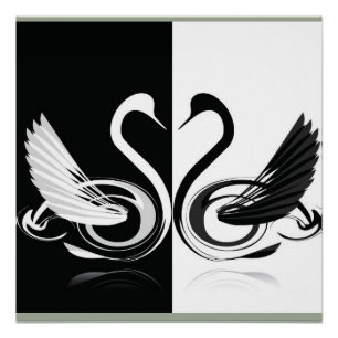 Poster cygne