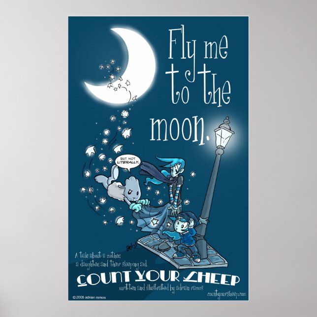 Poster CYS-Fly Me Vers La Lune (Devant)