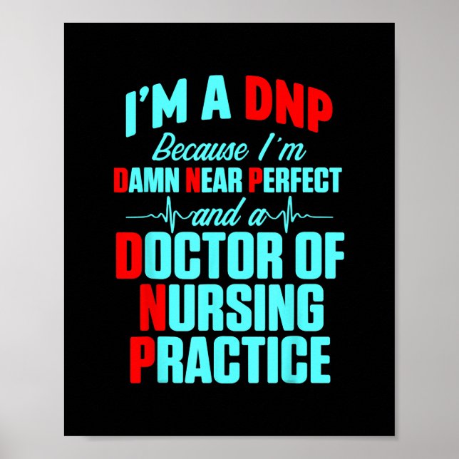 Poster D N P Médecin de la pratique des soins infirmiers  (Devant)
