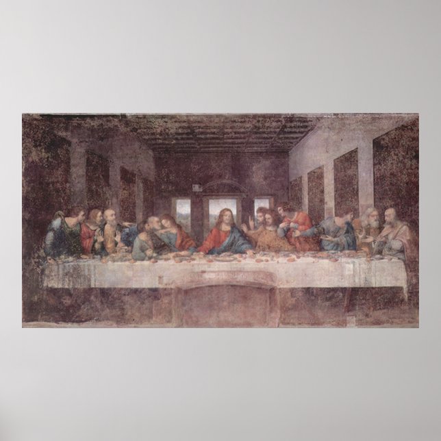 Poster Da Vinci, Léonard - La Dernière Cène (Devant)