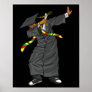 Poster Dabbing Graduation Class Of 2024 Black History Lun