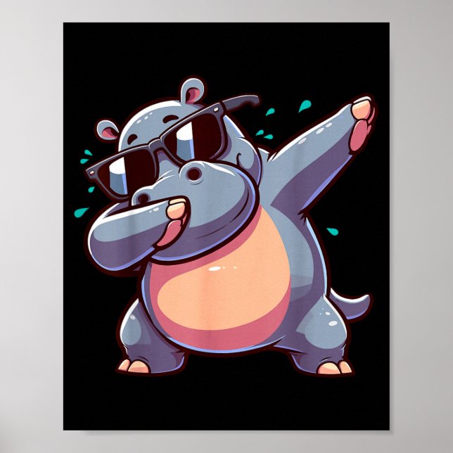 Poster Dabbing Hanche  (Devant)