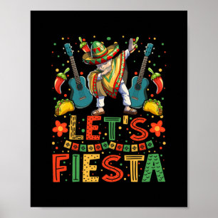 Poster Dabbing Mexican Cinco de Mayo Femmes et hommes
