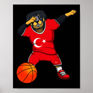 Poster Dabbing Rottweiler Dinde Jersey Turc Croquis Fa